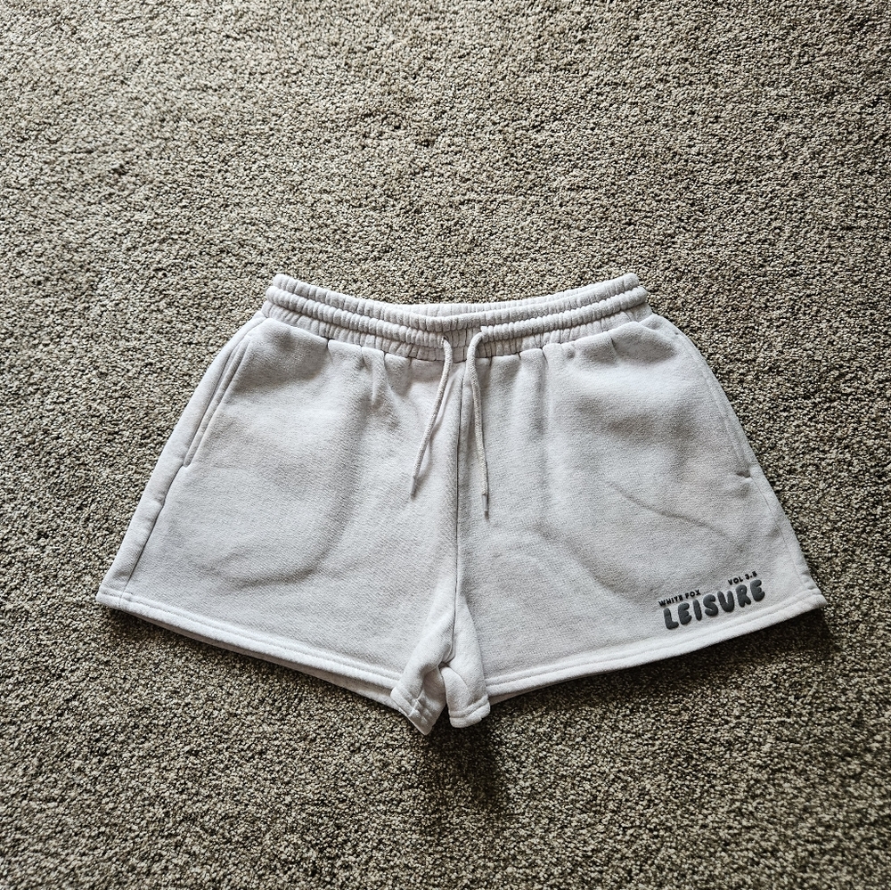 White Fox Boutique Gray Lounge Shorts
